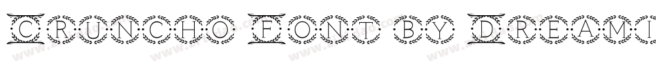 Cruncho Font by Dreamink (7NTypes)字体转换